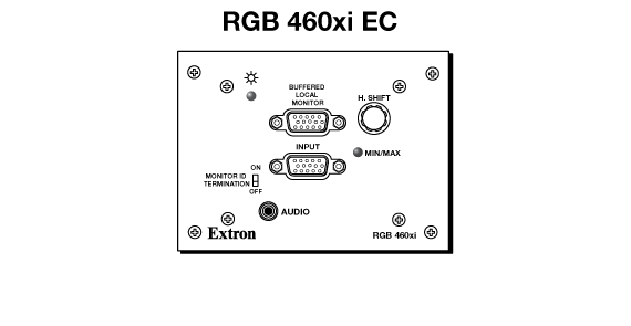 RGB 460xi EC Panel Drawing