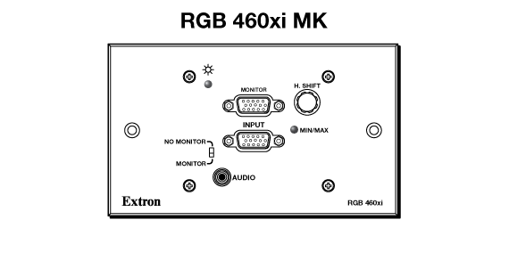 RGB 460xi MK Panel Drawing