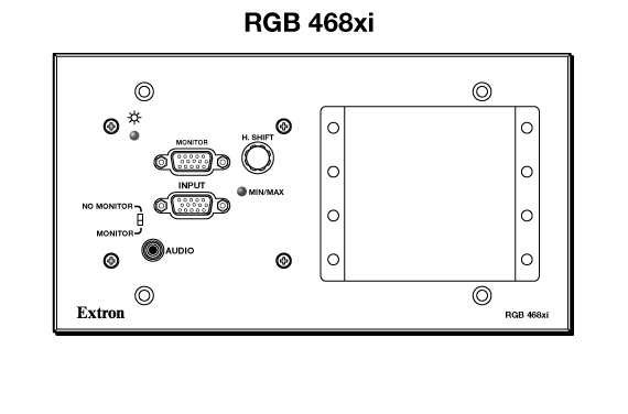 RGB 468xi Panel Drawing