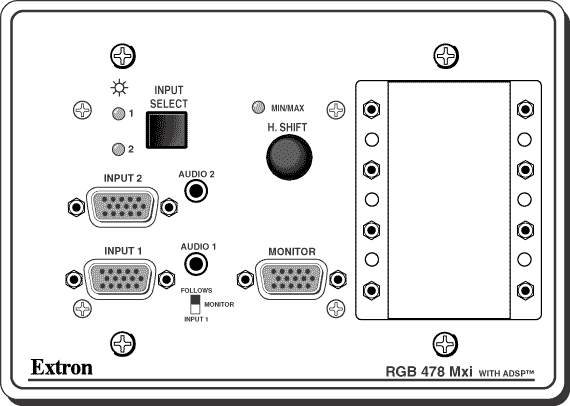 RGB 478 Mxi Panel Drawing