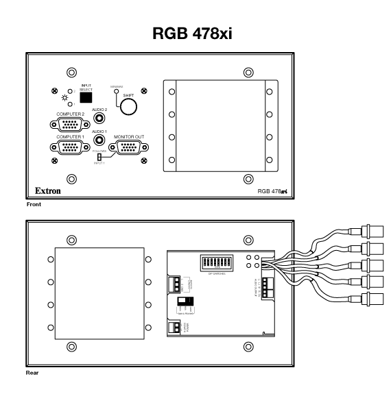 RGB 478xi Panel Drawing