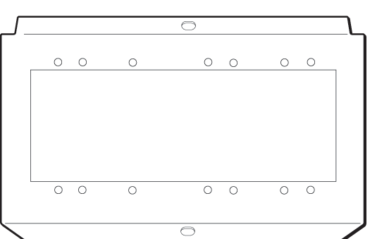 SC-AFM 8 Mounting Kit Panel Drawing