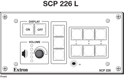 SCP 226 L Panel Drawing