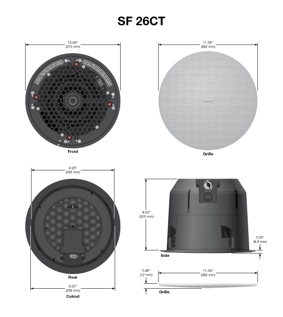 SF 26CT Panel Drawing