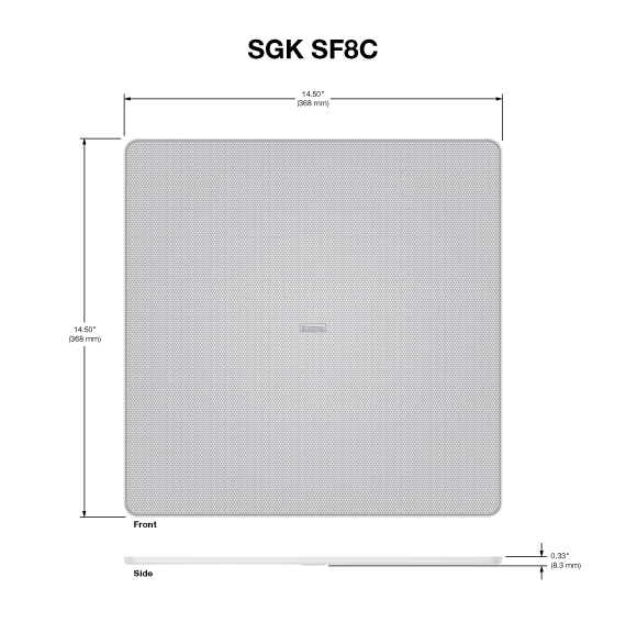 SGK SF8C Panel Drawing