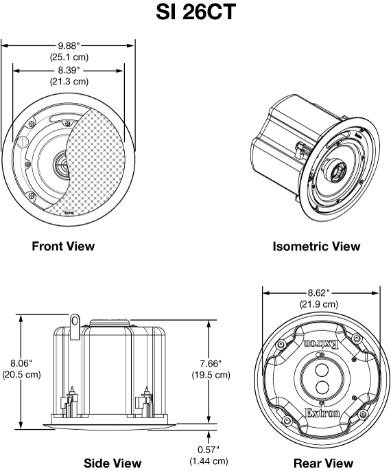 SI 26CT Panel Drawing