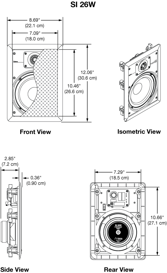 SI 26W Panel Drawing