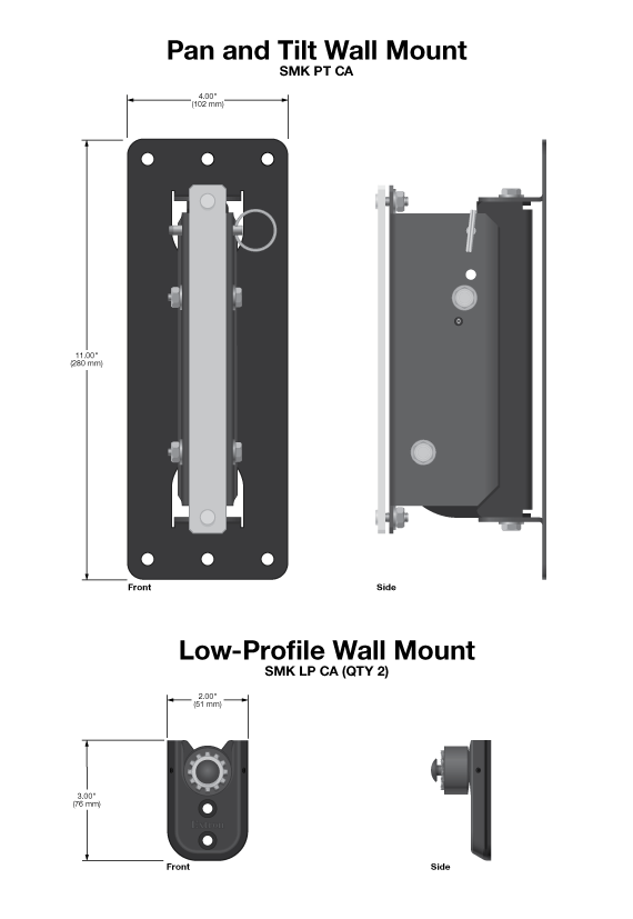 SMK CA Series Panel Drawing