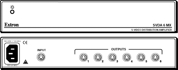 SVDA 6 MX Panel Drawing