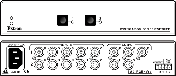 SW2 RGBHVcc Panel Drawing