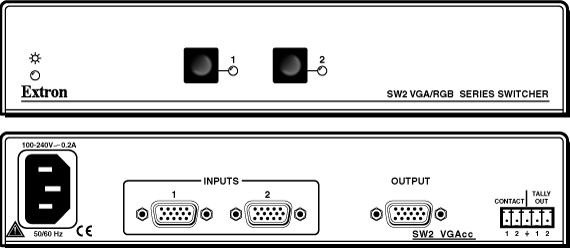 SW2 VGAcc Panel Drawing