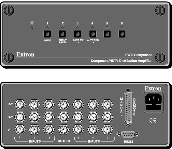 SW 6 Component Panel Drawing