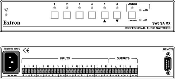 SW 6 SA MX Panel Drawing