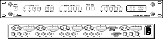 System 4LDxi Panel Drawing