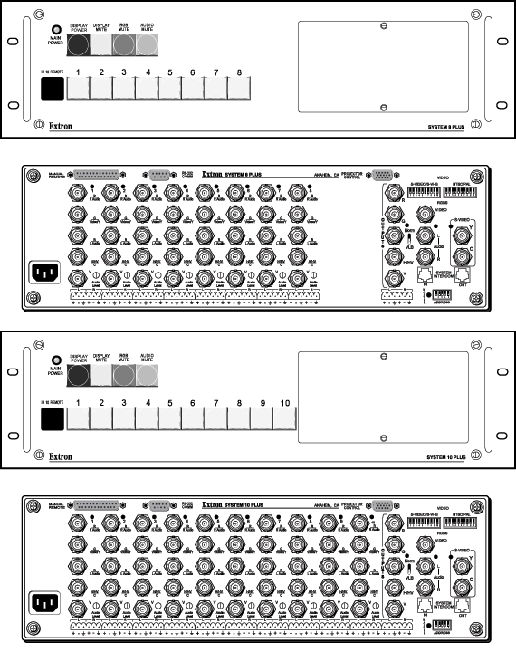 System 10 Plus Panel Drawing