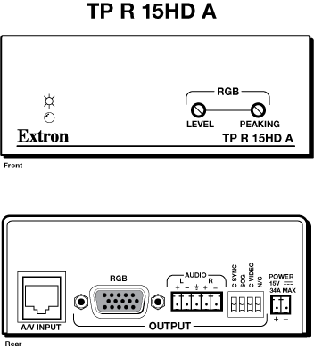 TP R 15HD A Panel Drawing