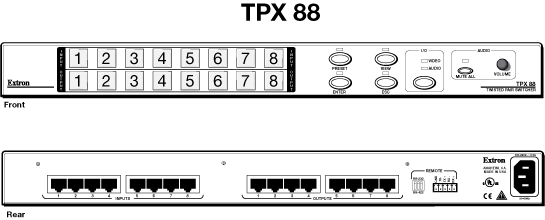 TPX 88 Panel Drawing