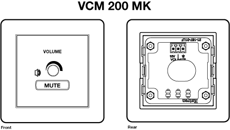 VCM 200 MK Panel Drawing