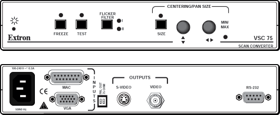 VSC  75 Panel Drawing