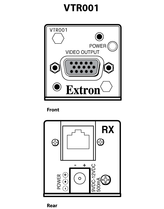 VTR001 Panel Drawing