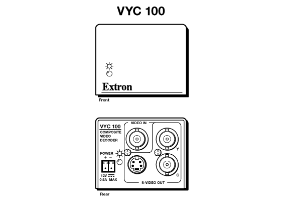 VYC 100 Panel Drawing