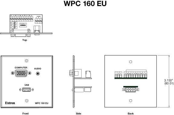 WPC 160 EU Panel Drawing