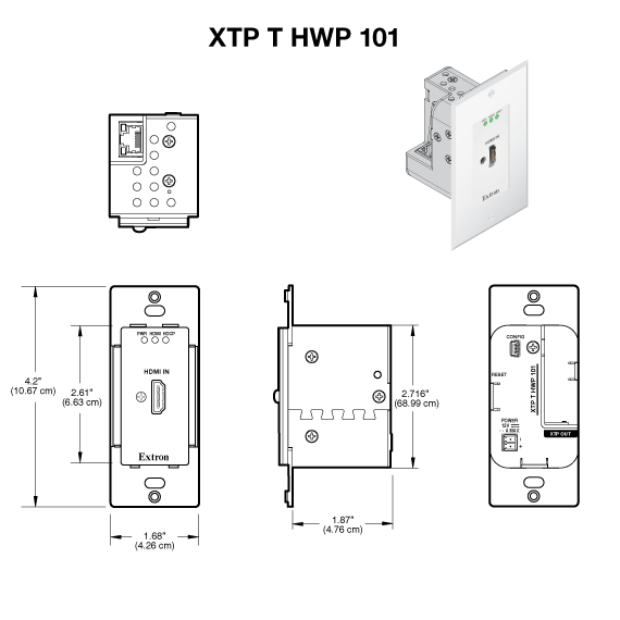 XTP T HWP 101 Panel Drawing