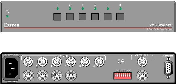 YCS SW6 MX Panel Drawing