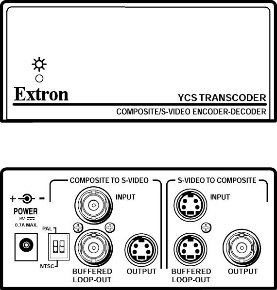 YCS Transcoder Panel Drawing