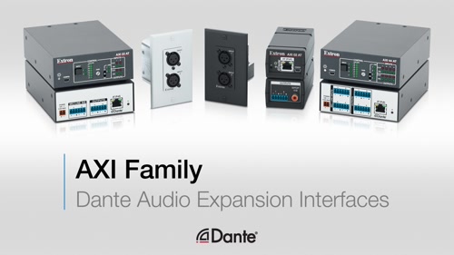 AXI Dante Audio Interface Introduction Video